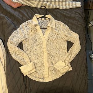 Lacy button up